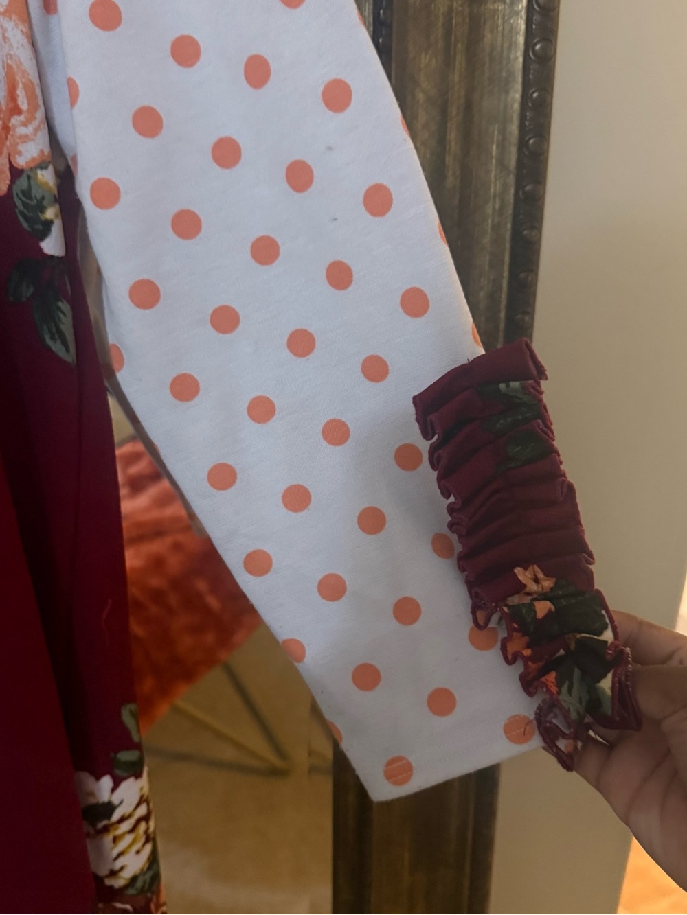 Mix Print HighLow Top - Picture 5 of 6
